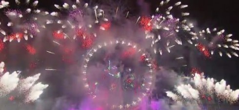 London opened its Olymic Year with a spectacular fireworks display on the Thames. Quarter of a million people watched the eight-minute display which had a surprise start with the display...